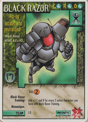 Black Razor [White Border]